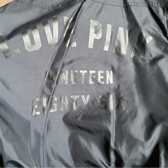 Victoria’s Secret PINK bomber flight jacket Varsity Jacket - Picture 7 of 9